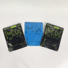 Vintage Poor Girl Pantyhose Lot of 3 Queen Size  Knee Hi  s Gunston Hosiery NOS