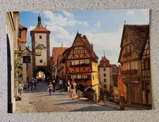 Postcard The Plönlein, Rothenburg ob der Tauber, Germany
