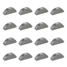 16 Pcs Woodruff Key, 13x3x5mm Woodruff Semicircle Key