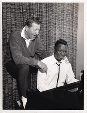 Nat King Cole Danny Kaye ORIGINAL PHOTOGRAPH OF NAT KING COLE AND DANNY #155301