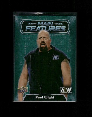 2022 Upper Deck AEW Paul Wight #MF-27 Main Features Green /199