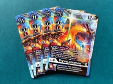 BryweLudramon ST13-14 Playset Starter Deck RagnaLoardmon Digimon Card Game x4