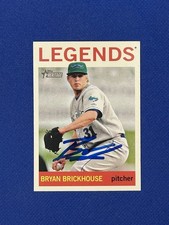 Bryan Brickhouse 2013 Topps Heritage Minors #54 Legends Signed auto autograph