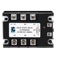 3 Phase Solid State Relay 40A AC to AC Input 70-280VAC Output 24-480VAC
