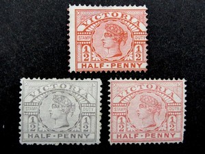 nystamps British Australian States Victoria Stamp # 159-160A MOGH $63 L10y1486