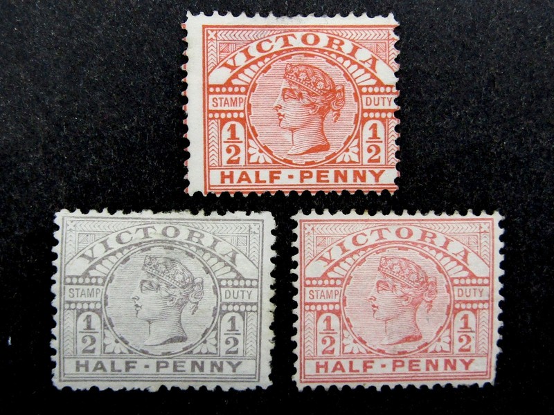 nystamps British Australian States Victoria Stamp # 159-160A MOGH $63 L10y1486
