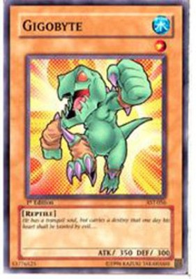 Yugioh! MP Gigobyte - AST-056 - Common - 1st Edition Moderately Played, English