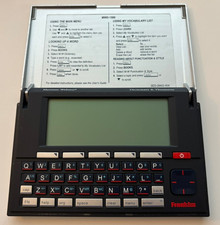 Franklin Merriam-Webster Electronic Dictionary Thesaurus MWD-1500 (See Pics)