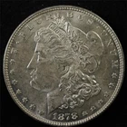 1878 $1 Morgan Silver Dollar, Reverse of '78, 7 Tail Feathers - Free Shipping US