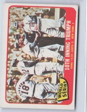 1965 Topps WS Game 5 McCarver #136 - Ex - Cardinals/Yankees - S5703