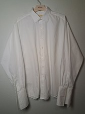 Michael Kors Mens Long Sleeve White Dress Shirt Size 17 1/2