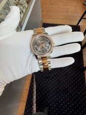 Rolex Datejust 36 126281RBR Two-Tone Rose Gold Diamond Bezel Watch