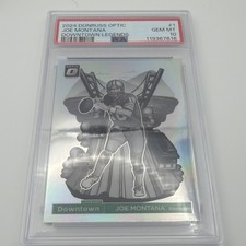 Panini Donruss Optic Downtown Legends Joe Montana #1 PSA 10 2024 49ers