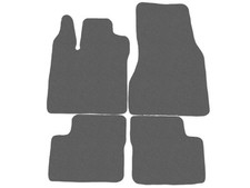 Velour Fußmatten für Smart Forfour II W453 4per 2014-2020, Graphit x14 Rand