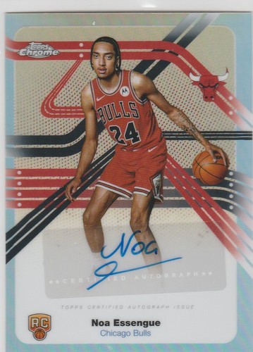 2025 Topps Chrome Noa Essengue Next Stop Signatures (RAW)