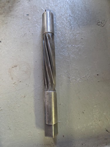 CLEVELAND 1 1/8" O.D. HSS HAND EXPANSION REAMER 1 3/8" DIA SHANK 12 FLUTE