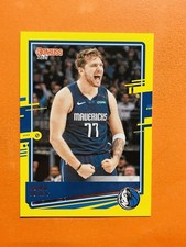 2020-21 Panini Donruss Yellow Luka Doncic #13 Dallas Mavericks Lakers