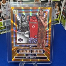 2025 Donruss WNBA Kiki Iriafen Orange Laser Franchise Features 167/399
