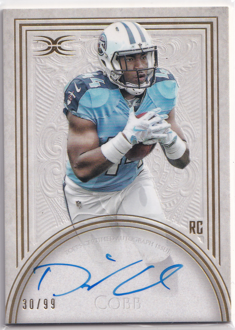 2015 Topps Definitive Collection - Rookie David Cobb #DRA-DC /99 Auto (RC)