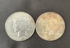 2 X 1923-S Peace Silver Dollar Lot  Better Date 2 Coins RARE Key Date 1923-S