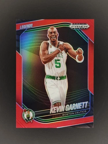 2024-25 Panini Prizm Black Kevin Garnett Legends Red Prizm #/299 Celtics #259
