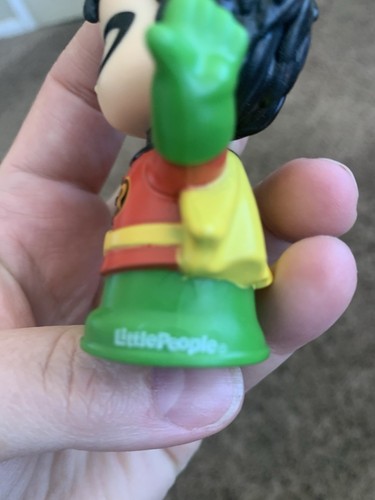 Little People Batman Robin Toy Figures 2020 DC Comics Mattel Toys - Picture 3 of 4