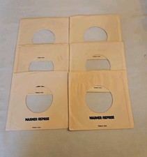 45 RPM 7" RECORD SLEEVES CO. SLEEVE 6 PACK SEE PHOTOS Warner/Reprise SLV328