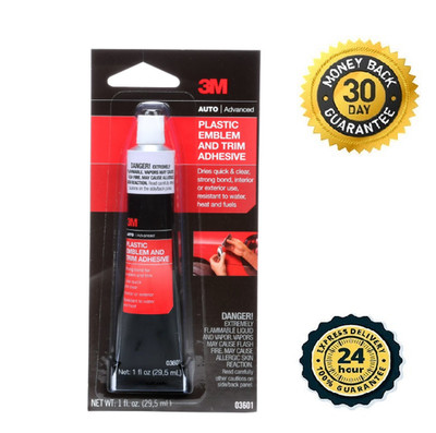 3M Plastic Emblem and Trim Adhesive, 03601, 1 oz