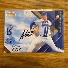 EPOCH PREMIER 2026 Austin Cox Autographed Card