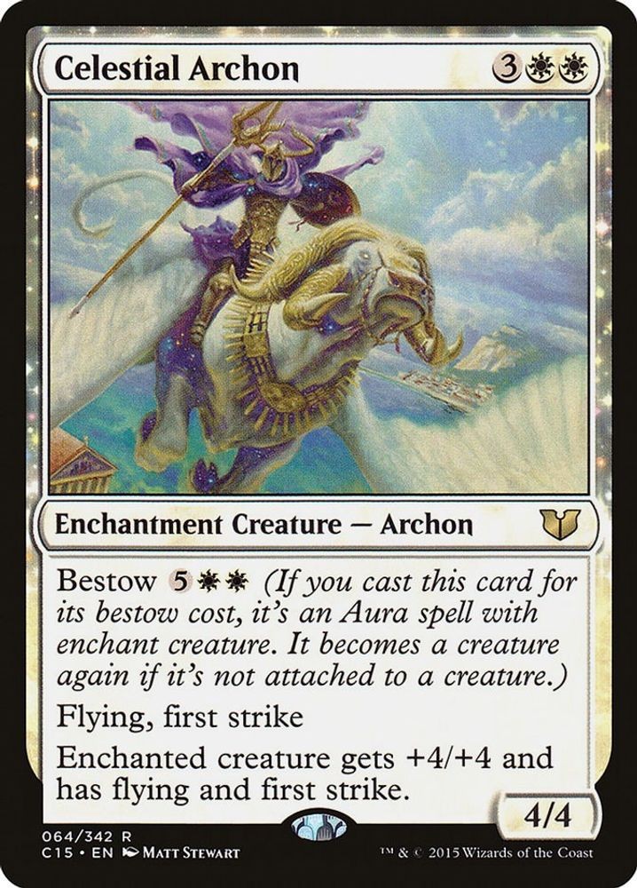 2015 Magic: The Gathering: Commander 2015 - Celestial Archon (#64, R, Near Mint)
