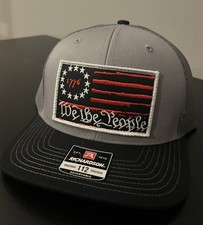 American Flag We The People 1776 Constitution Richardson 112 Trucker Hat Trump