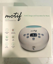 Motif Luna Double Electric Breast Pump LED Night Light Low Noise White