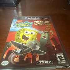 THQ SpongeBob Creature from the Krusty Krab GameCube Action E NTSC-U/C Manual