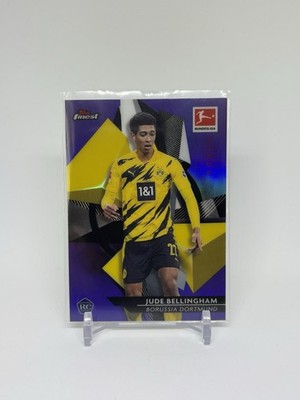Jude Bellingham 2020-21 Topps Finest Bundesliga Purple Rookie Refractor /250 RC