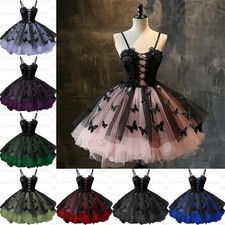 Gothic Dresses for Teens Short Prom Dress 3D Butterfly Homecoming Dresses