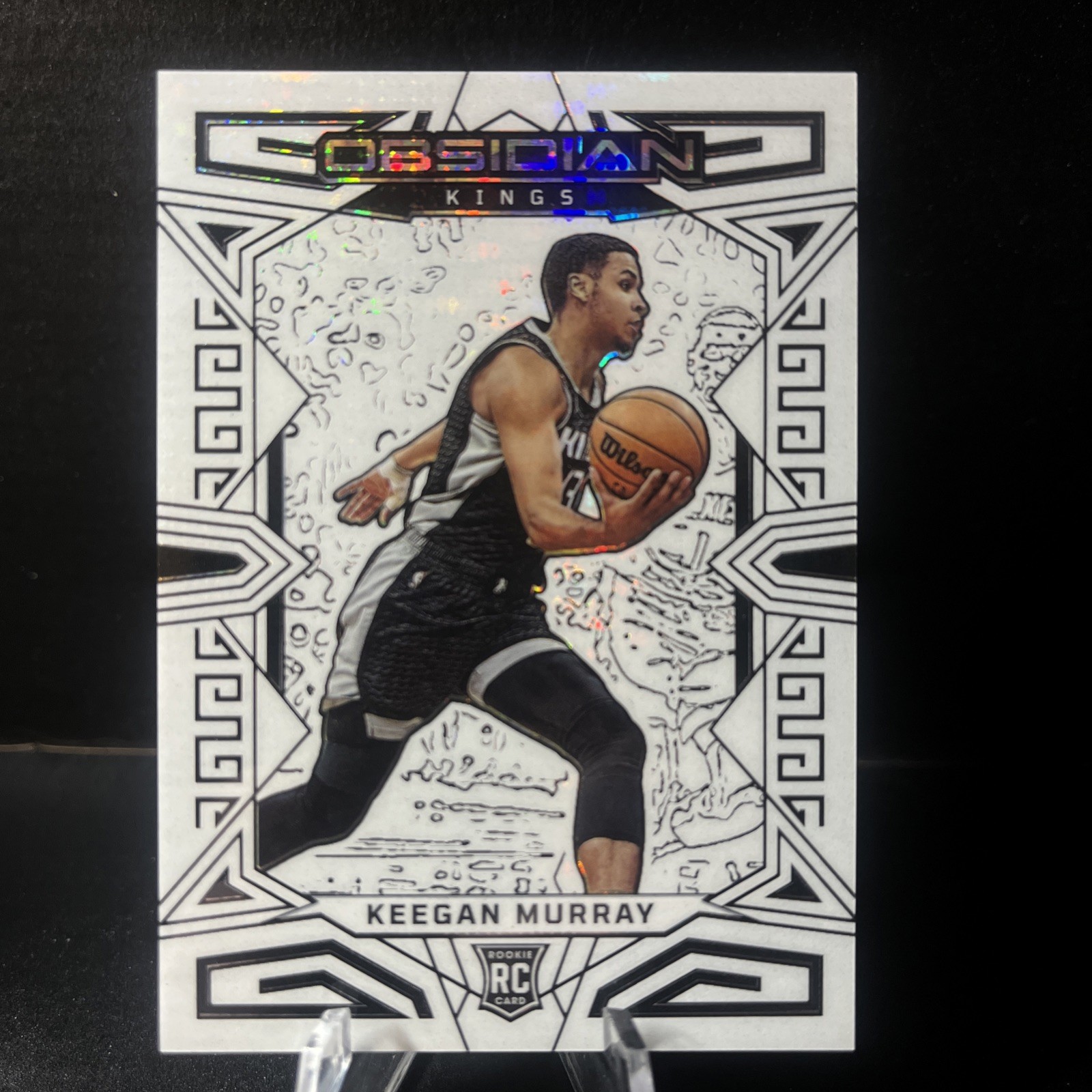 Keegan Murray RC 2022-23 Panini Obsidian Electric Etch White Pulsar #187
