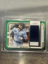 2023 Definitive Collection Jumbo Game Used Relic Bo Bichette Green 06/15 