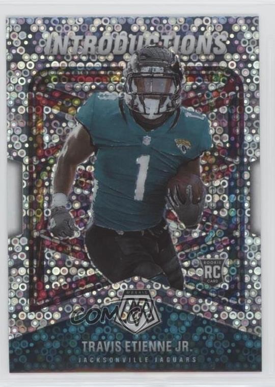 2021 Mosaic Introductions No Huddle Silver Prizm Travis Etienne Jr Rookie RC