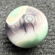 Beautiful Vitro Blackie Multi Color Marble .62  NM Condition