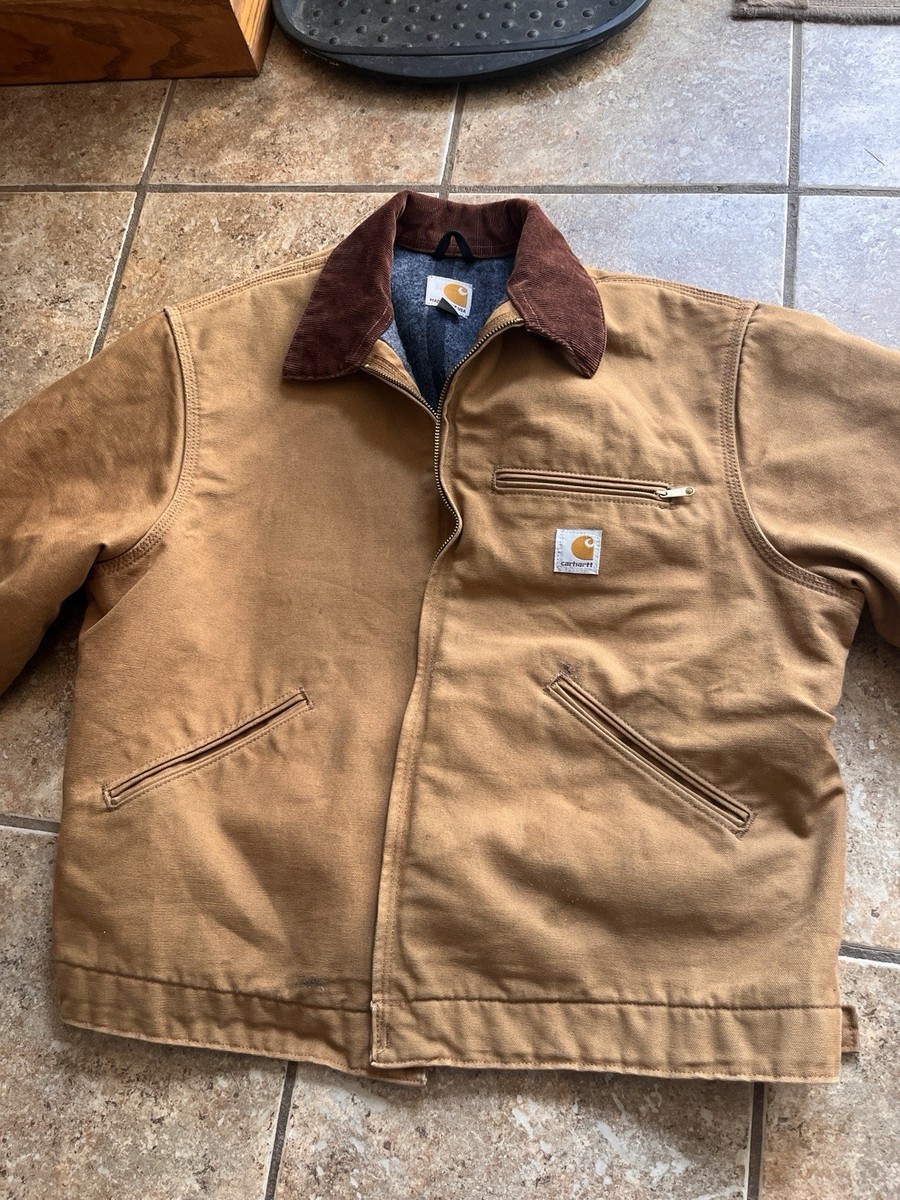 Carhartt HELMETS TO HARDHAT デトロイトジャケット M Men's Vintage Carhartt Helmets to Hardhats Jacket Coat