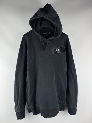Raf Simons x Freed Perry SS18 Tape Detali Black Hoodie Size - M