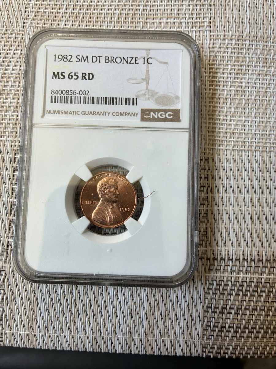 NGC 1982 Grade MS 65 Lincoln Memorial Small Cents (1959-2008) for