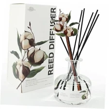 Reed Diffuser Set, 9.85 oz Scented Diffuser with 280ml/ 9.85 fl oz White Cotton