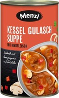 Menzi Kessel Gulaschsuppe Mit Rindfleisch 4,2 Kg