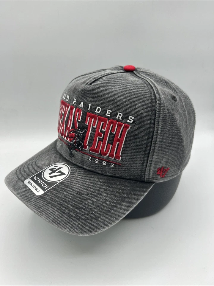 Texas Tech Red Raiders Hat "47 Brand Hitch "Masked Rider" Snapback Cap H102 - Image 2 of 4