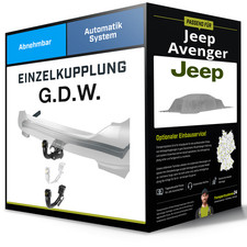 Abnehmbare Anhängerkupplung für JEEP Avenger 12.2022-jetzt Typ J2 G.D.W. NEU