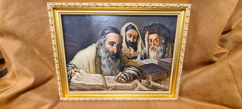Artist Joseph Kotzian de Miskolc, Oil on Wood