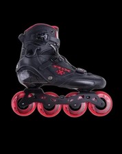 Seba Trix 80 Pro Pattini in linea in carbonio + Hyper Concrete G+ - Nero/Rosso (UK10)