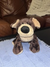 GANZ Webkinz Mocha Pup HM348 Puppy Dog Plush Stuffed Animal No Code