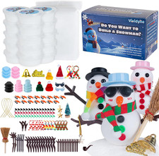 15 Pack Build a Snowman Kit, DIY Christmas Crafts for Kids  Adults, Christmas S